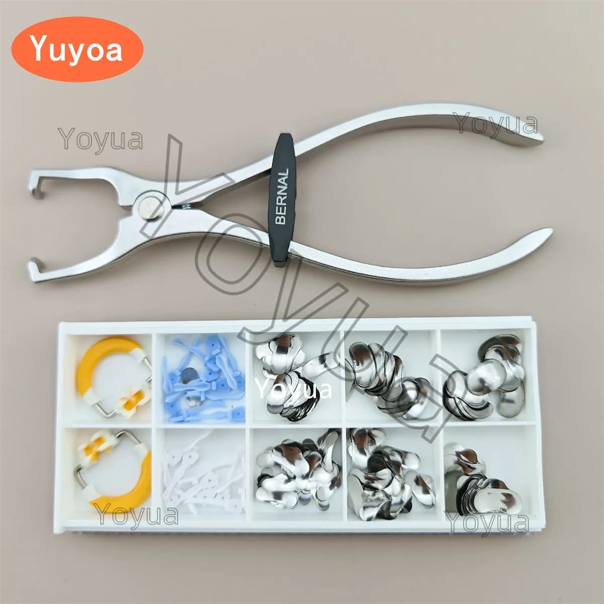 1 set di alta qualità kit sistema a matrice dentale pinza per posizionamento anello dentista adatta Garrison Forcep forte separatore anelli di serraggio