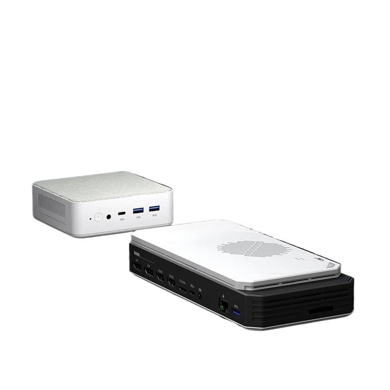 Docking station per scheda grafica esterna RX 7600M XT, mini host a display singolo, Oculink/USB4 Lightning 4