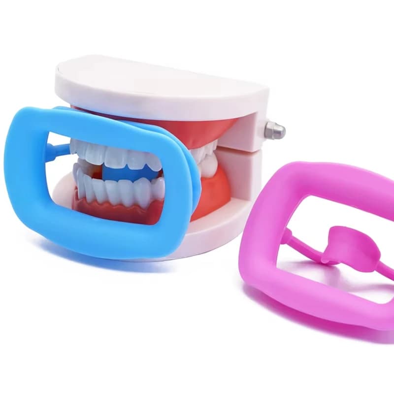 Set of 10 Soft Silicone Openers, Cheek and Lip Divers, Reusable Language Protection for Dental Whitening Treatments