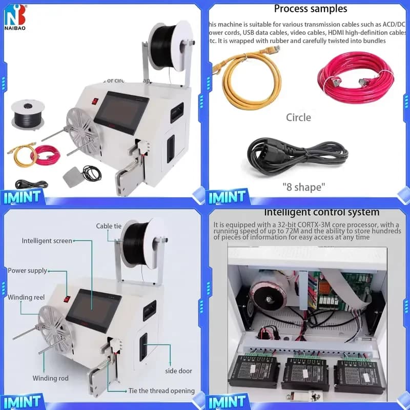 High Quality Automatic Double Cable Tie Machine,cable Making Equipment for Cable Manufacturing