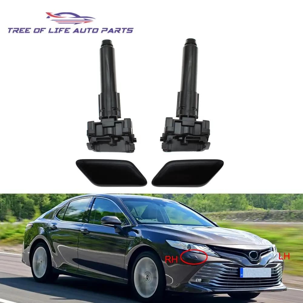 For Toyota Camry 2018 2019 Lighthouse Ugello Lavafari Cleaning Spray Pump + Cover Cap 8520733120 8520833120 8535433020
