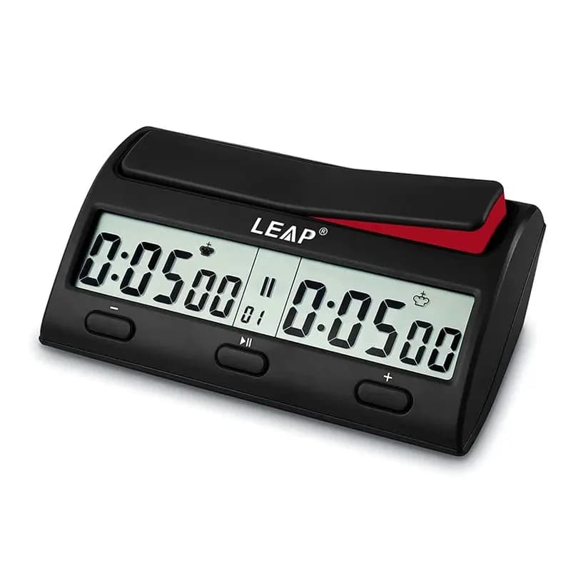 LEAP Chess Clock Advanced Digital Chess Timer With 7 Type 38 Timing Set Modes Professional