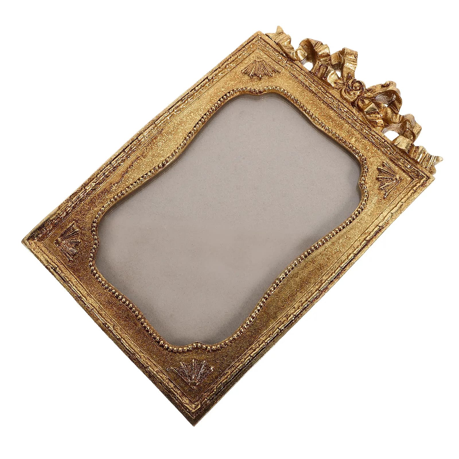 Resin Photo Frame Minimalist Chic Design Tabletop Picture Display Holder for Bedroom Living Room Photo Studio Desktop
