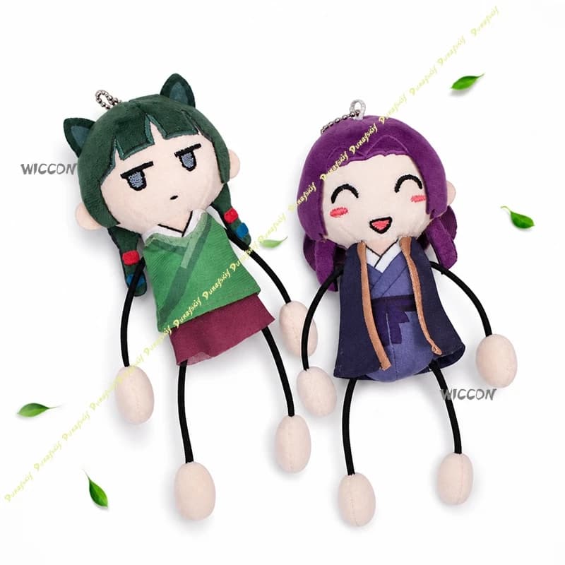 The Apothecary Diaries Maomao/Jinshi Peluche Charm Versione Q Personaggio Giocattolo Morbido Imbottito Merchandising per Collezionisti e Fan