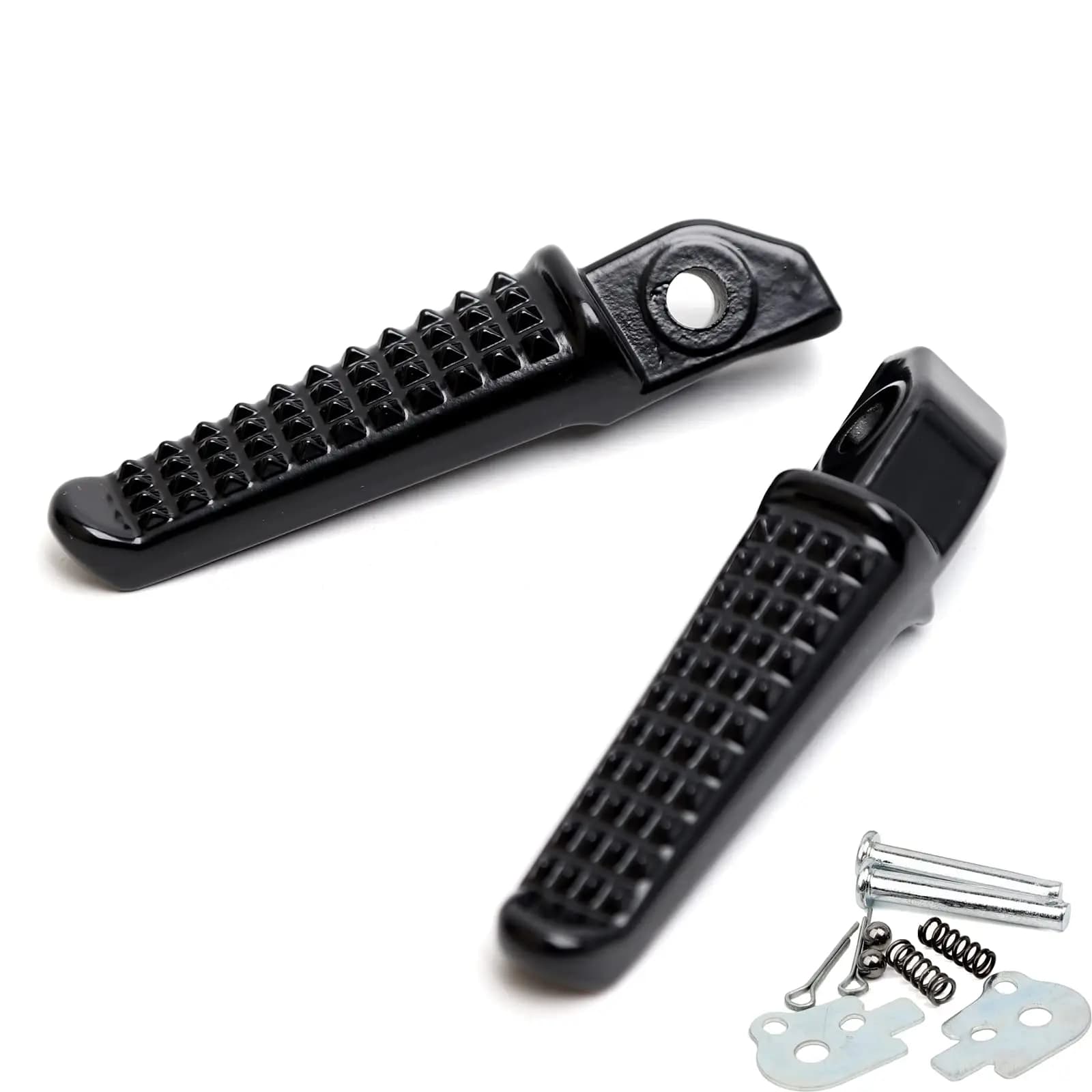 MSX125 Moto Pedana Anteriore Posteriore Pedane Poggiapiedi Peg per 2013-2020 Honda Grom MSX125 CBR600 CBR1000 Argento/Nero