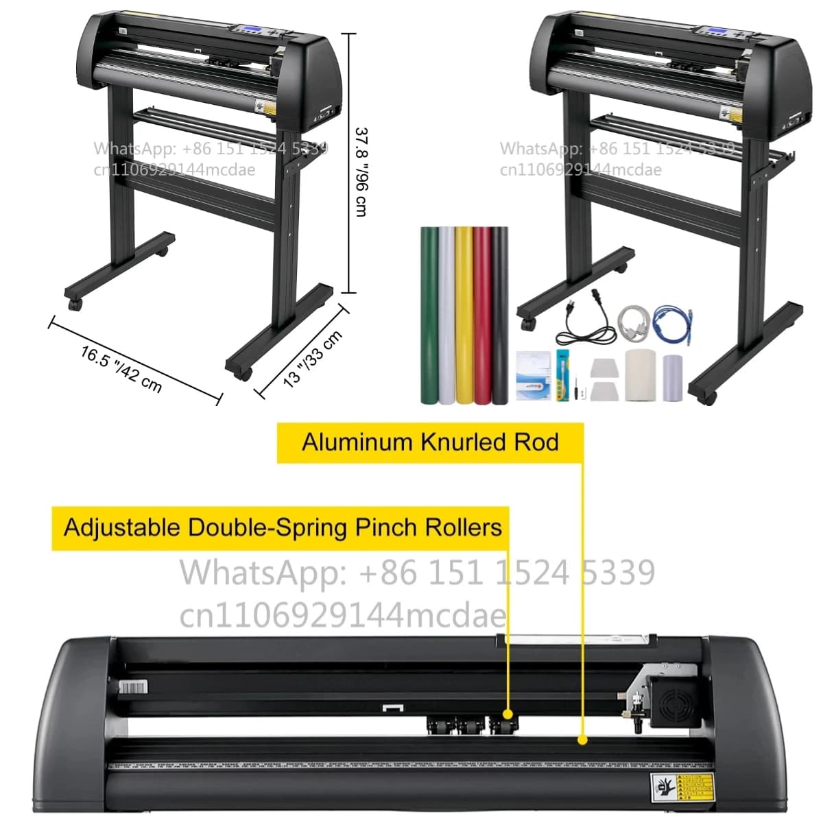 Max Paper Feed Printer Cutting Plotter Vinyl Cutter Machine With Computer 3 Blades LCD Screen 28Inch 720MM