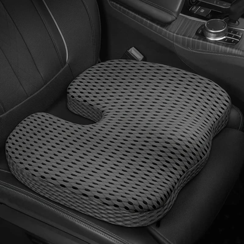 Cuscino a forma di U in memory foam di cotone morbido per seggiolino auto, sedia da ufficio e sedia da pranzo - Supporto ergonomico per il massimo comfort di seduta