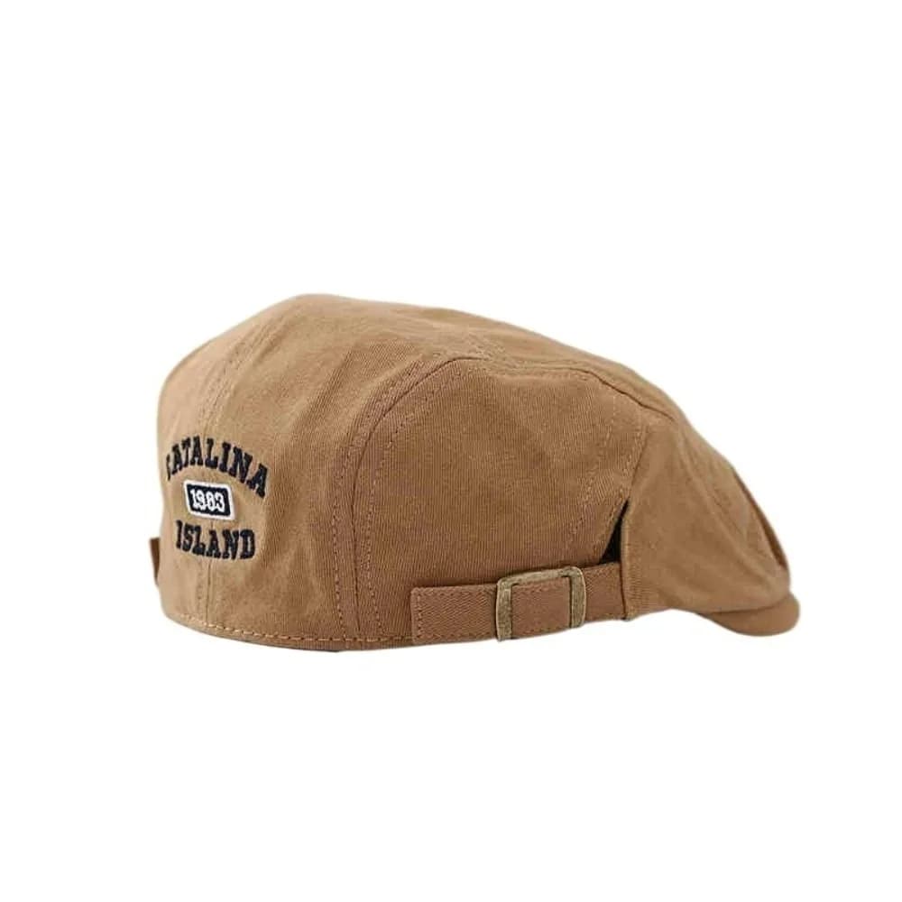 Cappello Berretto Y2K alla Moda, Regolabile con Ricamo a Lettere, Berretto Newsboy Traspirante in Cotone
