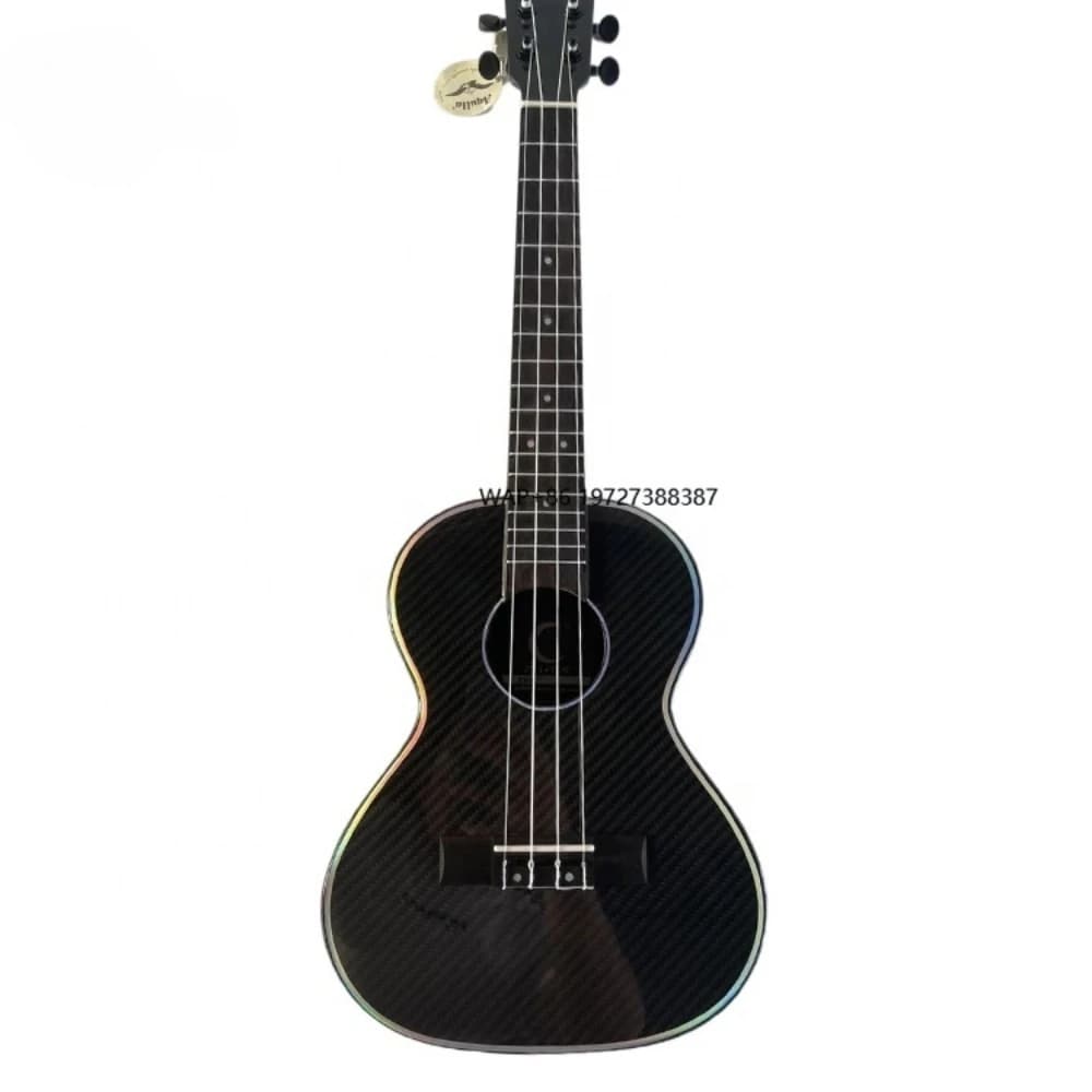 Ukulele di lusso in vera fibra di carbonio a secco per regalo di raccolta d'arte per gli amanti dell'ukulele