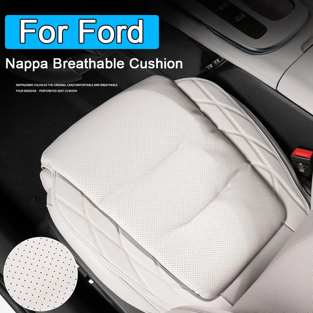 Leather Breathable Protective Seat Cover For Ford Focus MK3 MK5 Mondeo Explorer Ecosport Fiesta Kuga