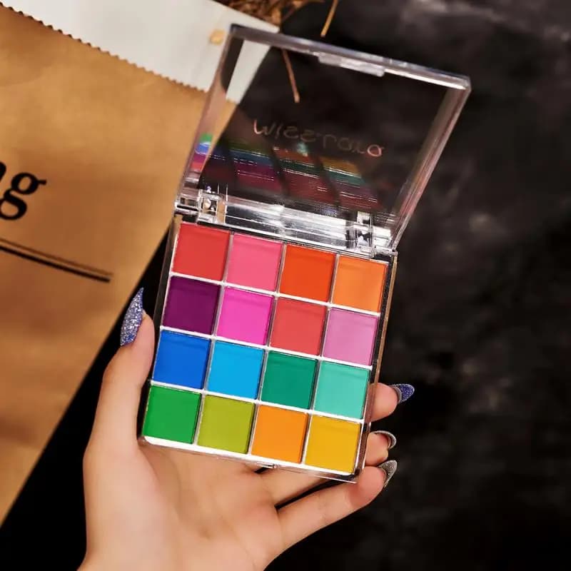Beauty Cosmetics 16 colori Eyeshadow Palette Eye Shadow Palette Colorful Rainbow Eye Shadow Eyes Makeup Matte Eye Shadow