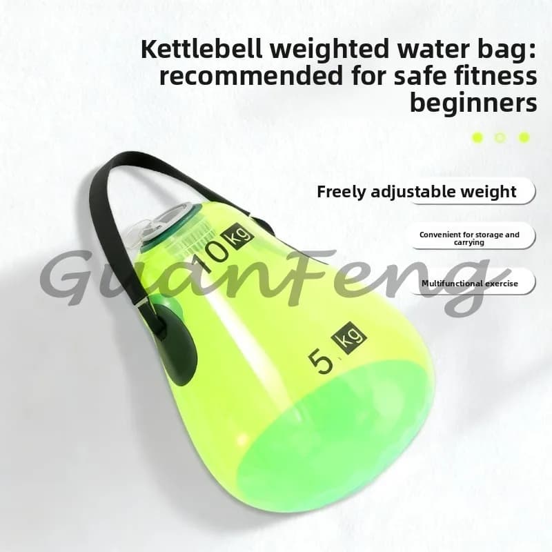Adjustable Water‑Fillable Fitness Weight Water Bag, Dual‑Use Kettlebell & Dumbbell, Portable Arm Training Free Weight Equipment