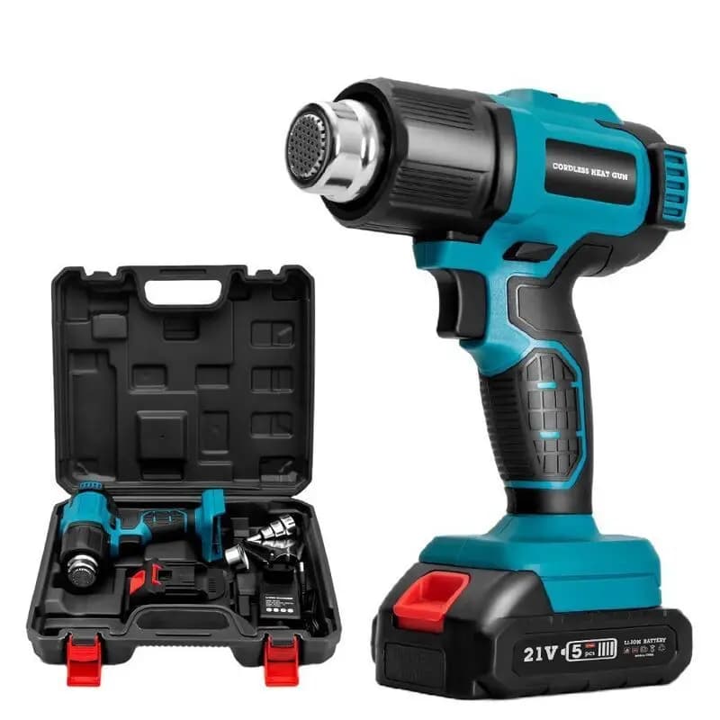 Lithium battery hot air gun charging plastic welding gun high power portable heat shrinkable film baking wireless industrial