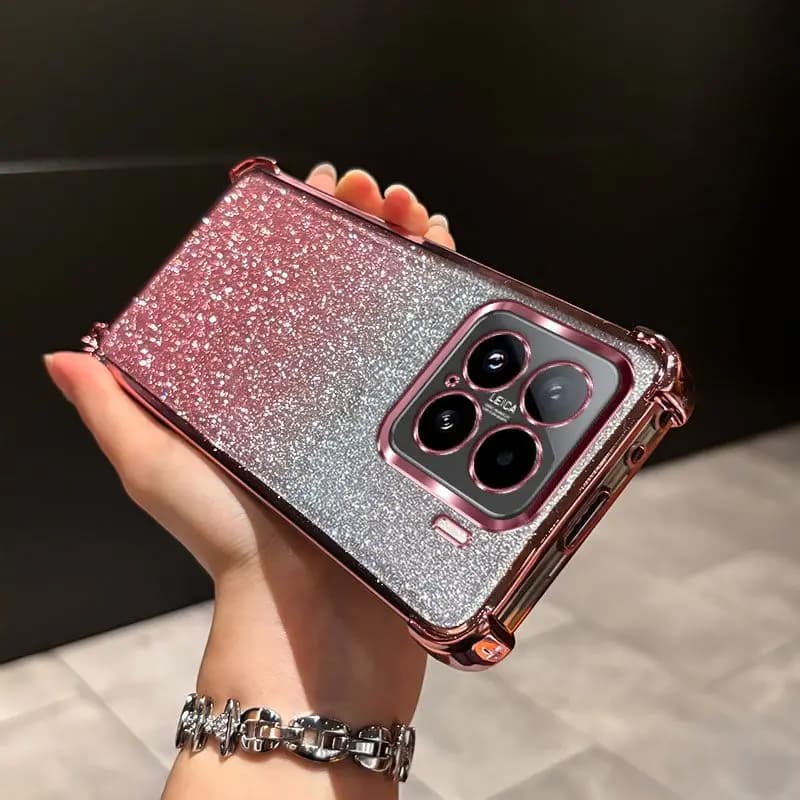 For XIaomi 15T Pro Case XIaomi 15T Phone Case XIaomi 15 TPro XIaomi 15T Gradiente Glitter Silicone Shock Case