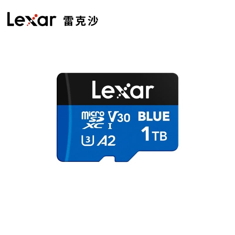 Lexar BLUE Micro SD Card 128G 256GB 512GB 160MB/sMemory Cards SDXC UHS-I A2 V30 4K TF Card for Phone/game Console