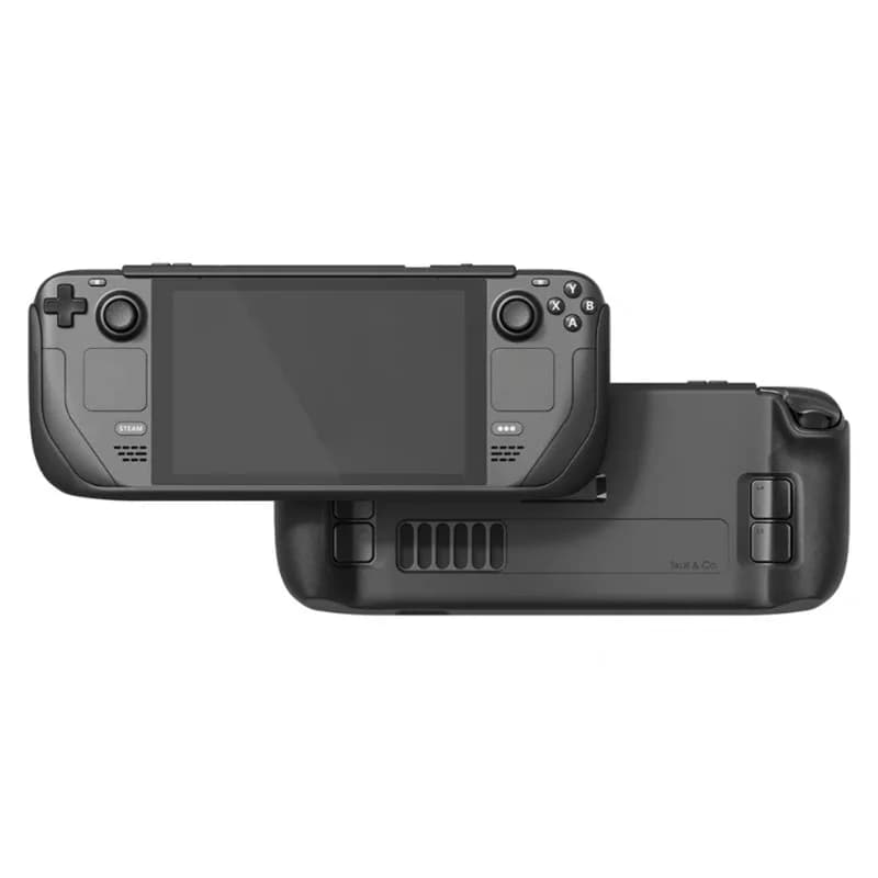 Skull & Co. Custodia Protettiva in TPU per Steam Deck/OLED, Antiscivolo, Dissipazione del Calore, Protezione Completa, Accessorio per Gaming
