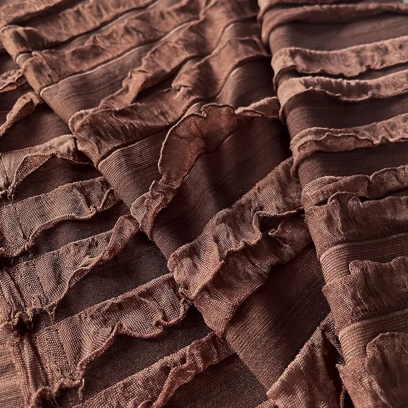 Tessuto Jacquard Lavorato a Maglia per Cappelli e Abiti Morbidi Fai-da-Te, Materiali per Abbigliamento di Moda all'Ingrosso