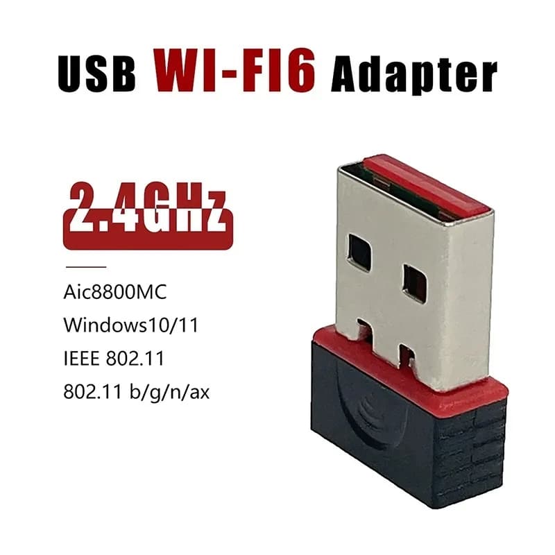 USB Network Signal Reception Adapter Wi-Fi Driverless 150 Mbps Wireless Network Adapter Dongle WiFi for Laptop PC
