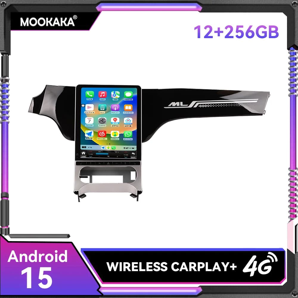 For Mercedes Benz ML GL 350 250 2012 - 2015 Car radio Android 15.0 Navigation Carplay Multimedia Car Player GPS Autoradio Screen