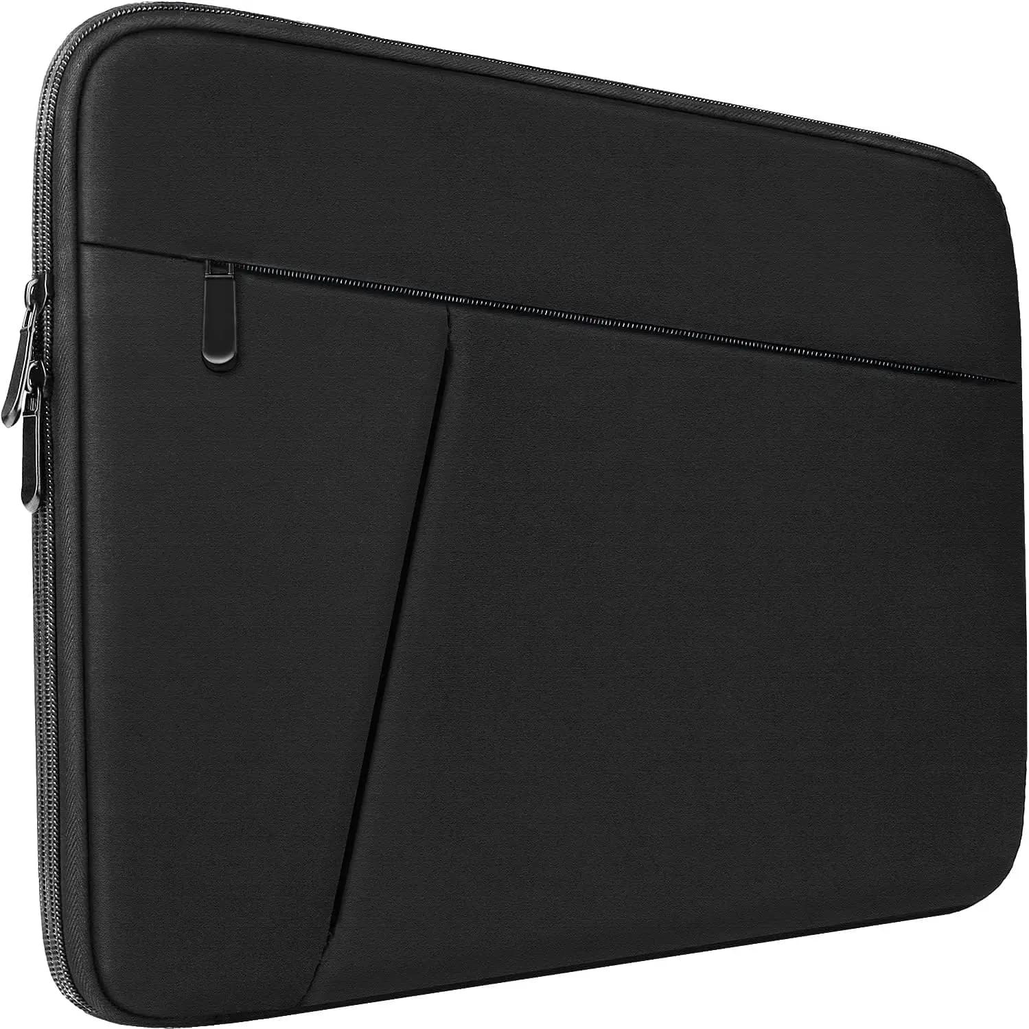Custodia per Laptop da 15.6 Pollici, Borsa Protettiva Antiurto con Tasca Frontale, Compatibile con Notebook HP Dell Acer Asus, Nera