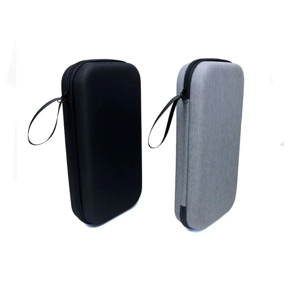 EVA Ping Pong Paddle Case Black Grey Hard Shell Table Tennis Racket Case Portable Wear-resistant Hard Shell Storage Bag