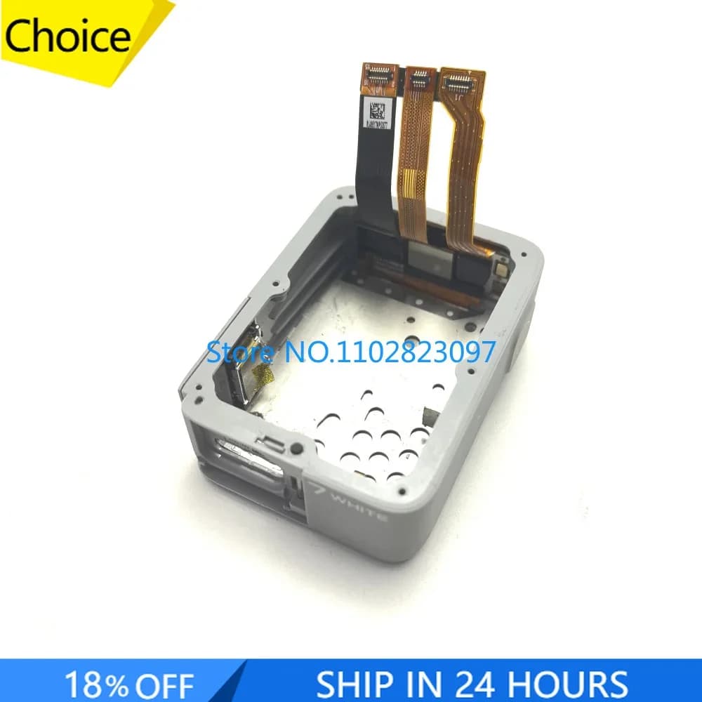 Cover posteriore originale con schermo LCD frontale, parti di ricambio per riparazione, per GoPro Hero 7 hero7 White Action Camera