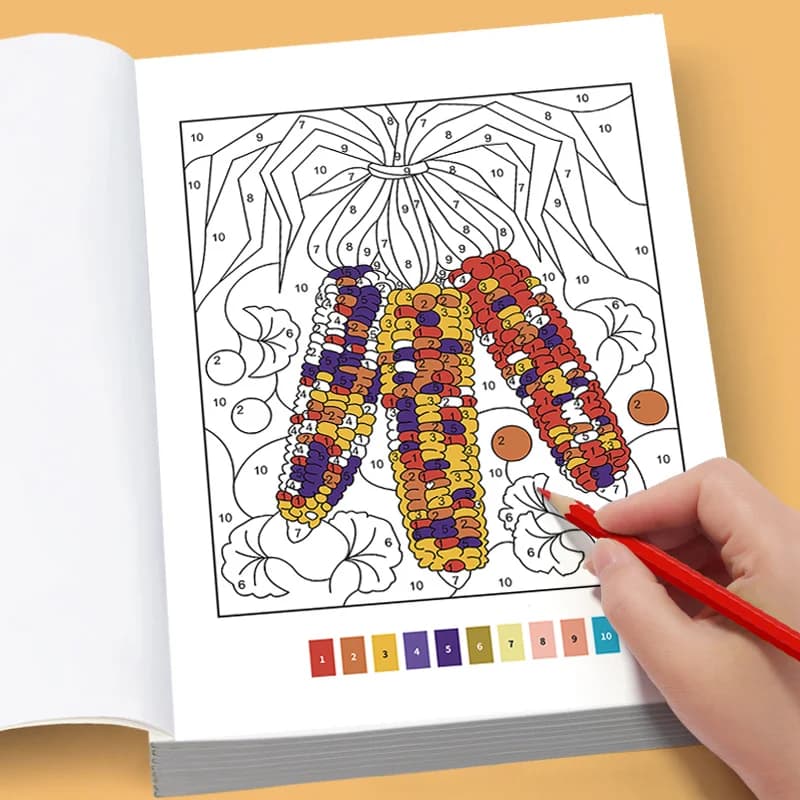 An Adult Decompression Digital Coloring Book, Animal/flower/landscape/mandala Line Drawing Brochure, 32 Pages