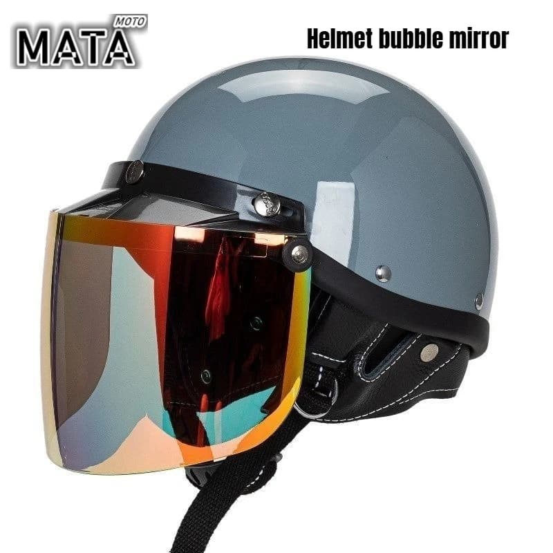 Moto 3-Snap Visiera Lente Scudo Robusto Anti Vertigini Casco Moto Visiera Lente Regalo Antipolvere Maschera Casco Occhiali