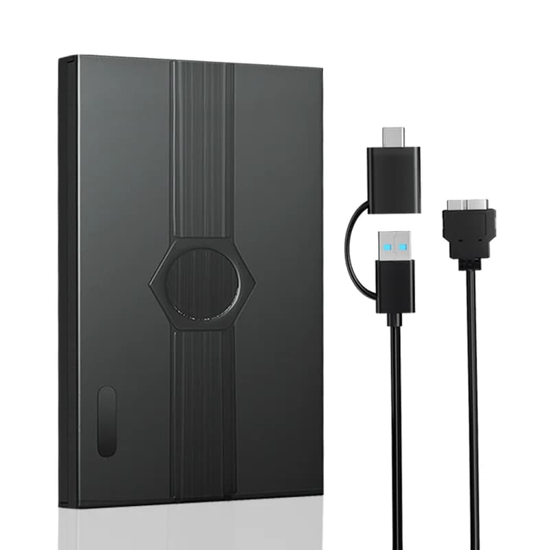 Disco rigido esterno portatile ultra sottile da 1 TB 500G HDD-USB 3.0 da 2,5" per PC, Mac, laptop, PS4, Xbox one, Xbox