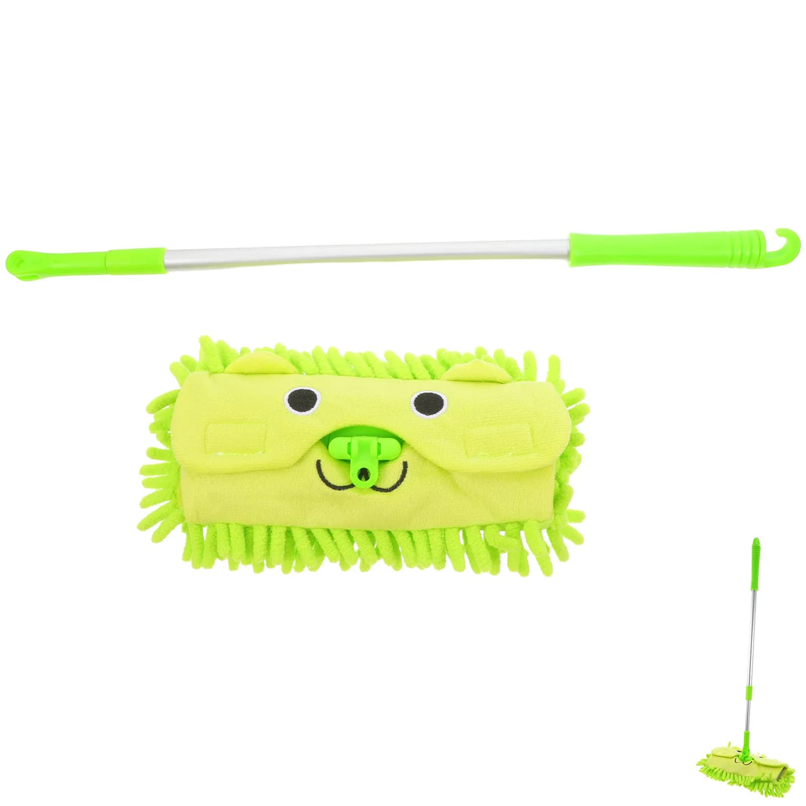 Mini Mop Giocattolo in Plastica per Bambini: Dettagli Raffinati, Design Intelligente, Superficie Liscia e Sicura per l'Apprendimento Precoce, Gioco di Ruolo, Regalo per Feste