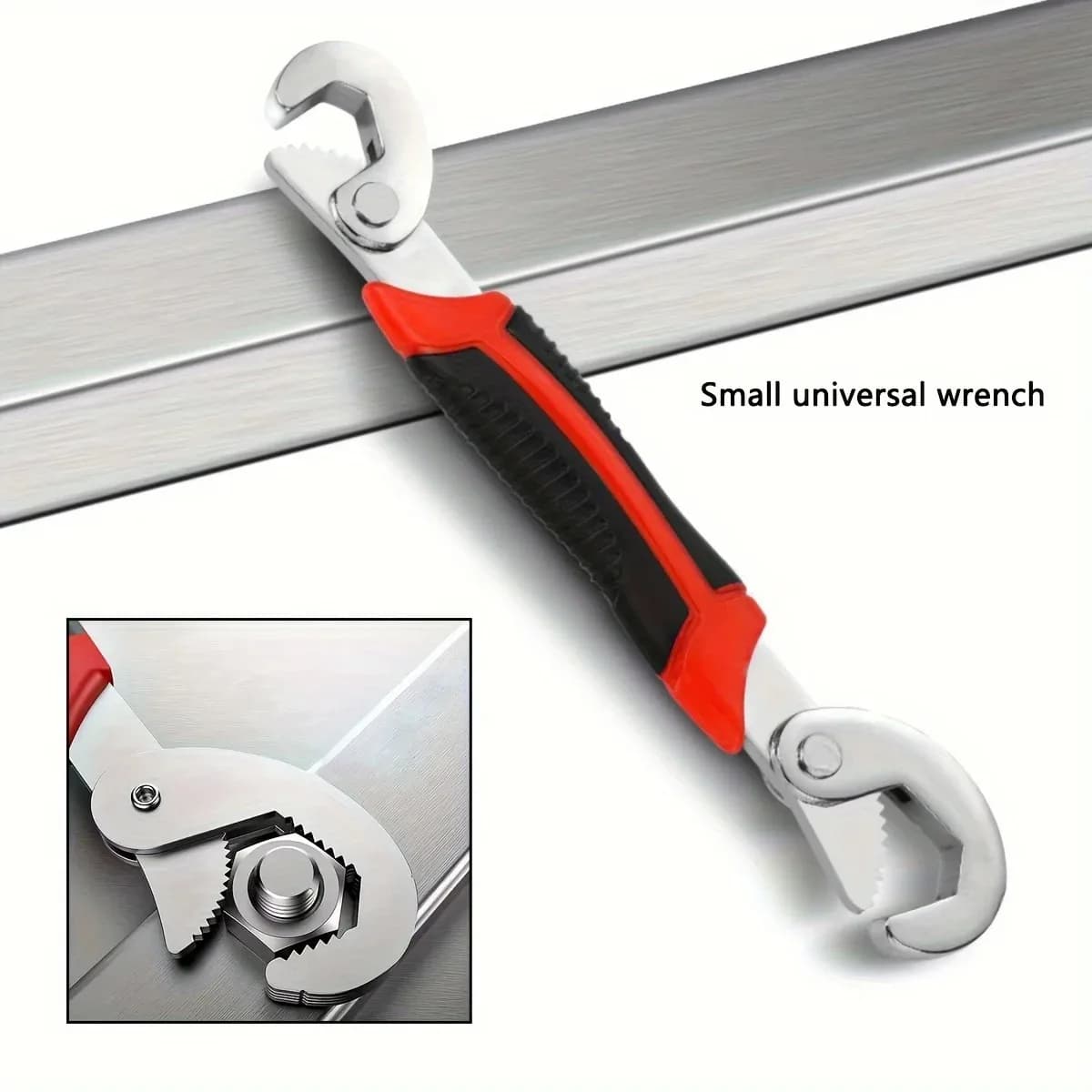 Adjustable Universal Spanner Wrench 6-22mm Multi-Function Quick Grip Wide Opening Hand Repair Tool 1Pc