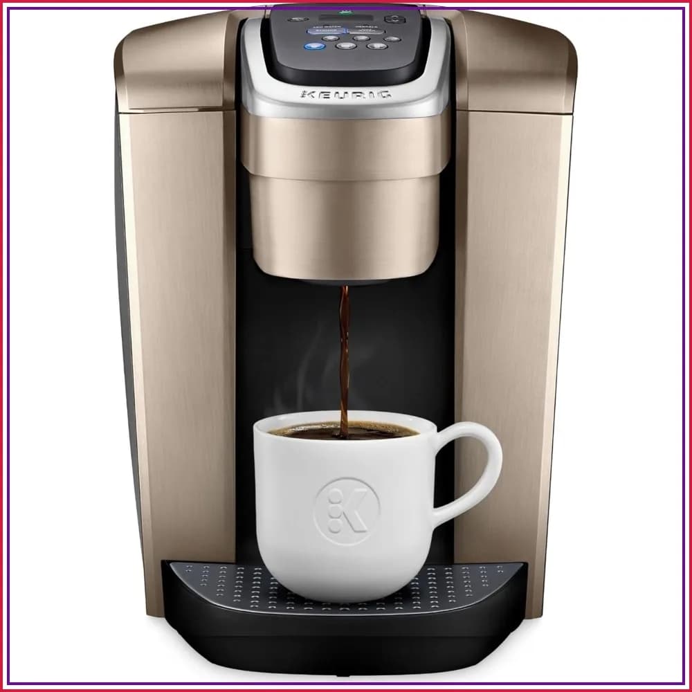 Single Serve K-Cup Coffee Maker with Strength & Temp Control, Iced Coffee, 8-12oz Brew, Programmable