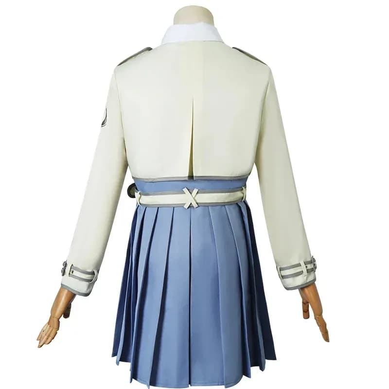 Anime Lycoris Recoil Nishikigi Chisato Takina Inoue Costume Cosplay Parrucca Beige Giapponese Uniforme Scolastica Donna Carnevale Sexy IL5 XZ