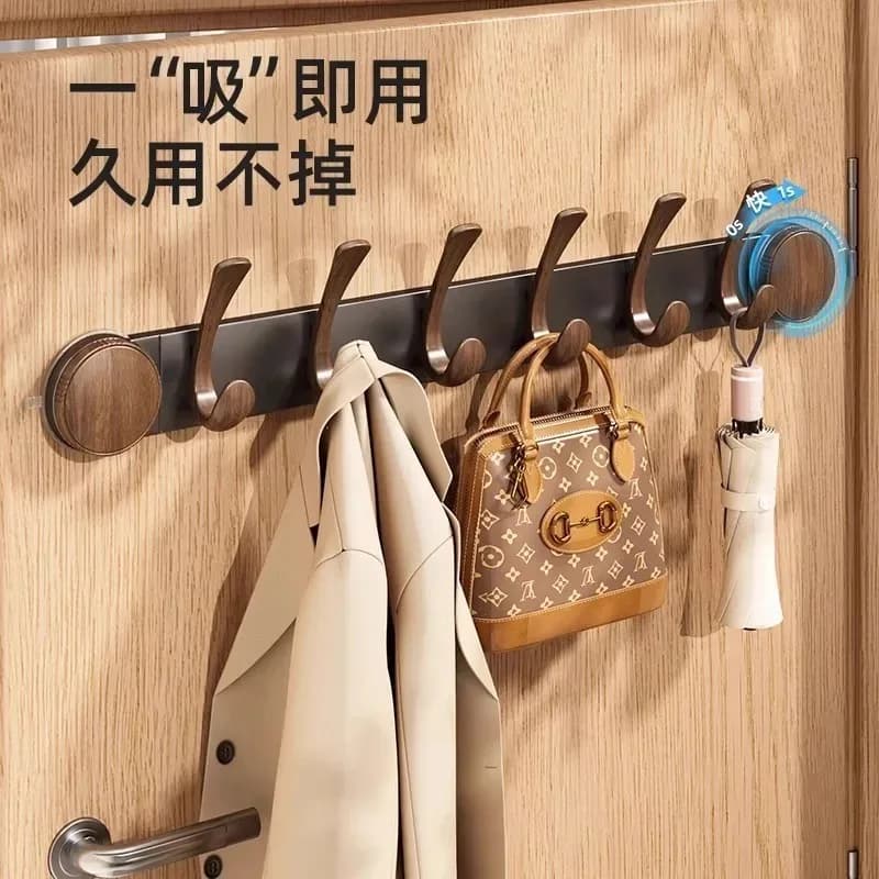 suction cup door hook, non-punching household hanger, bathroom wall rack