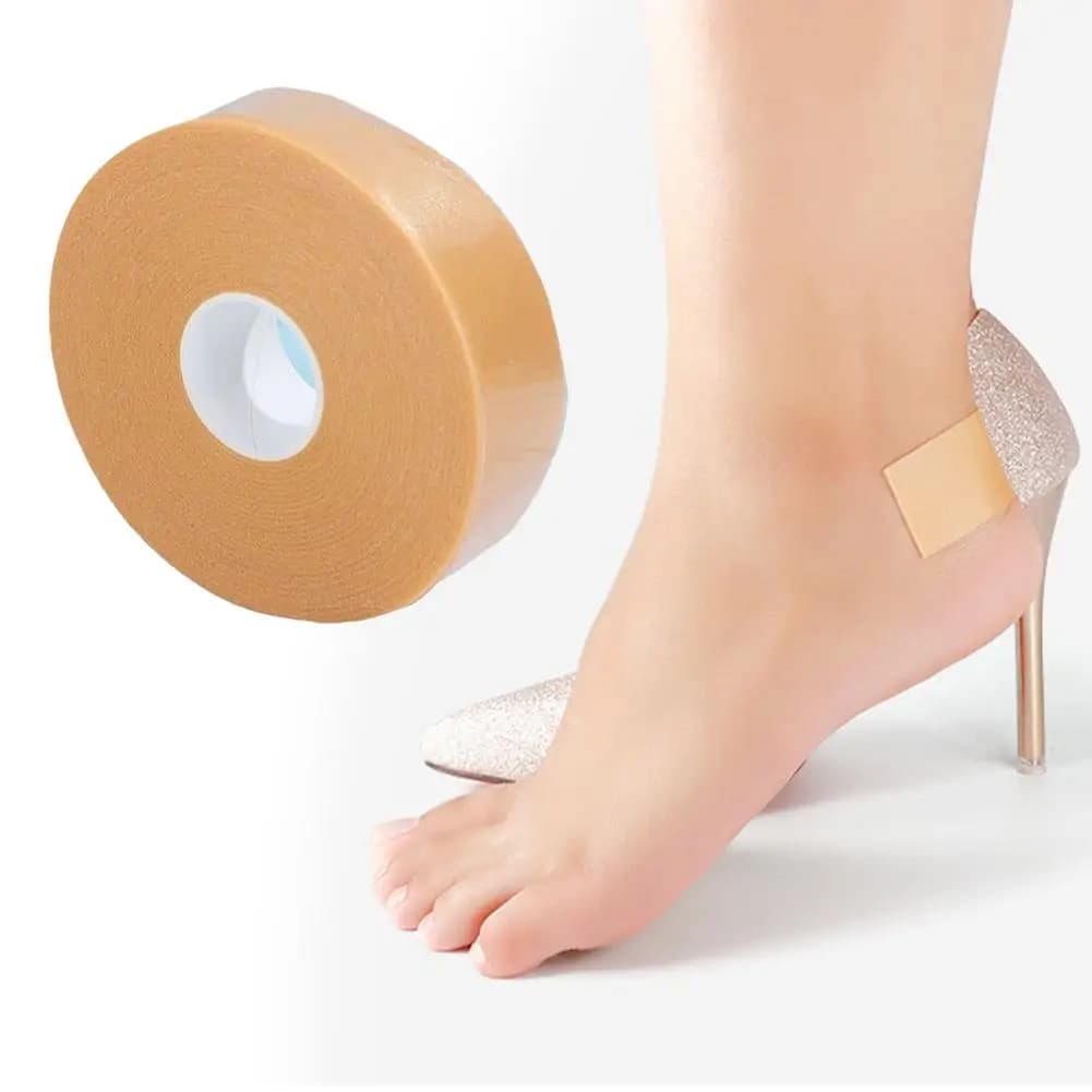 1 Snail Protective Tape Roll for Calls and Fingers, Anti-friction Bearings for High Heel Shoes, Wall decals for Feet and Hallux Valgus