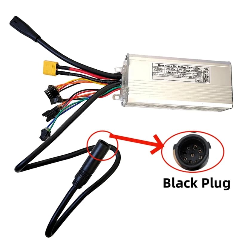 Per controller per bici elettrica V8 48V 21A - Accessori di ricambio per controller 48V per bicicletta elettrica originale-A27R