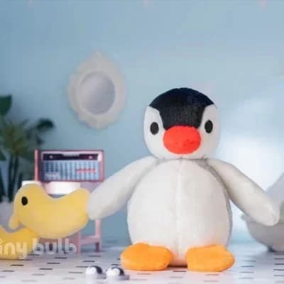 Pingu One Day Series Anime Action Figure Guess Bag Ornament figurine Home Decor Desktop Dolls Model Girls Gift