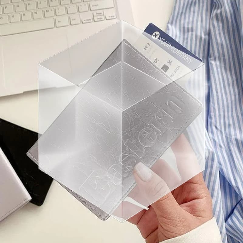 Passport Holder Card Slots Travel Must-Have for Business and Ticket Safety