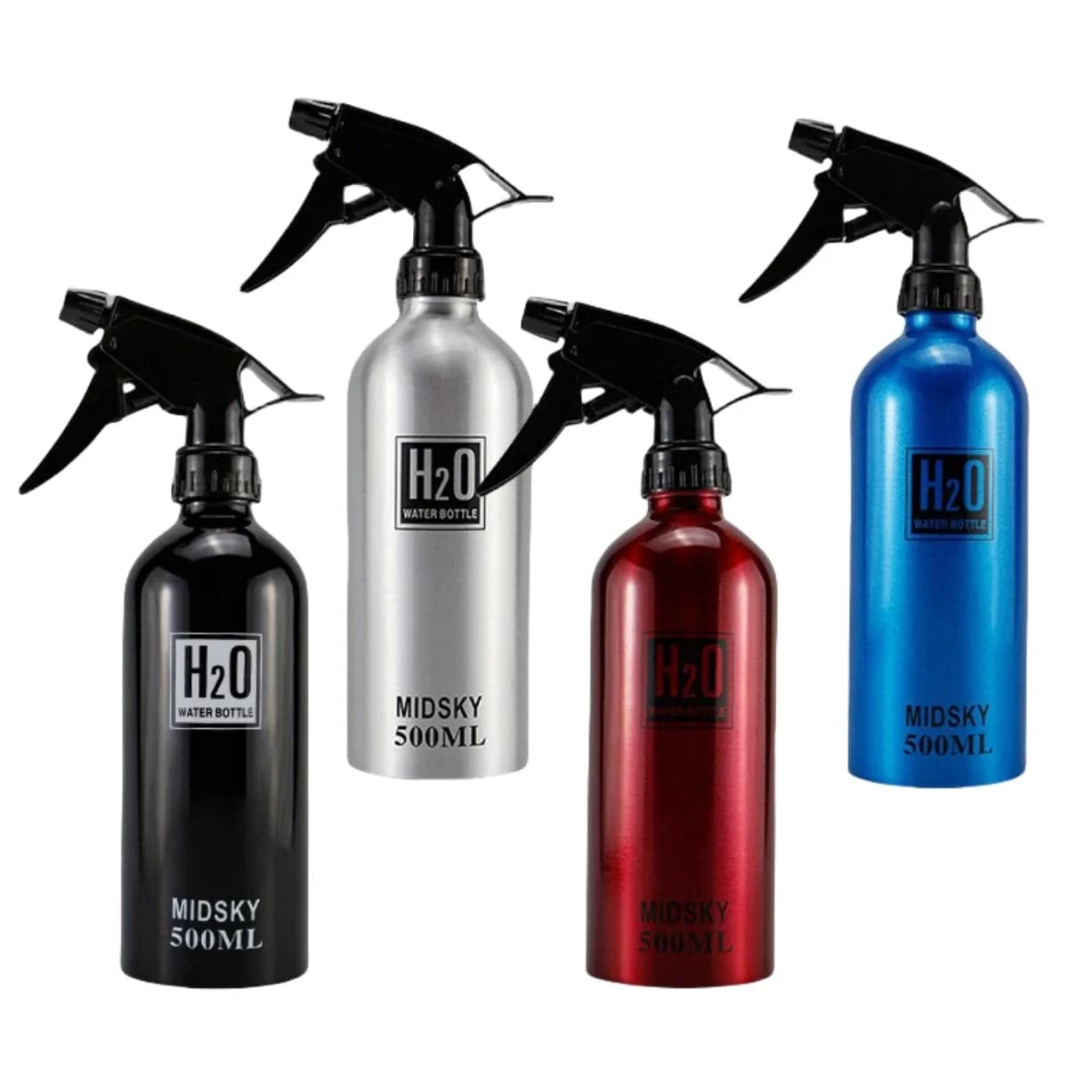 500ml Hairdressing Spray Bottle Refillable Mist Dispenser Lightweight Aluminum Fine Mist Sprayer For Hair Garden Cleaning
