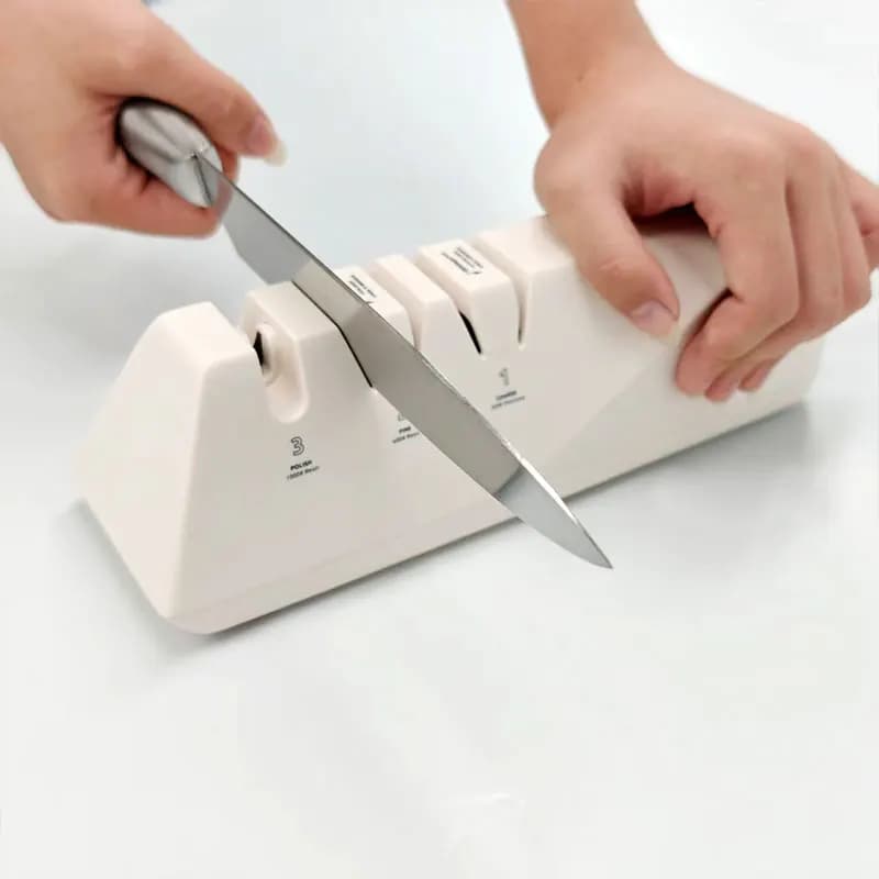 Luxury Kitchen Sharpener Electric sharpener with EU/US plug, 3-stage diamond sharpening system, elegant and elegant design