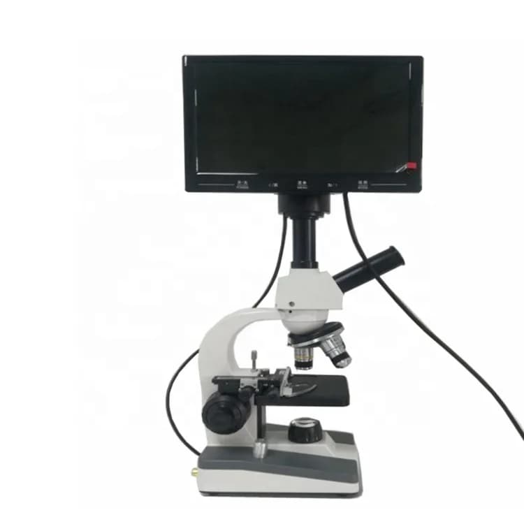 Microscopio Ottico Digitale con Schermo LCD Economico Portatile Digitale Veterinario