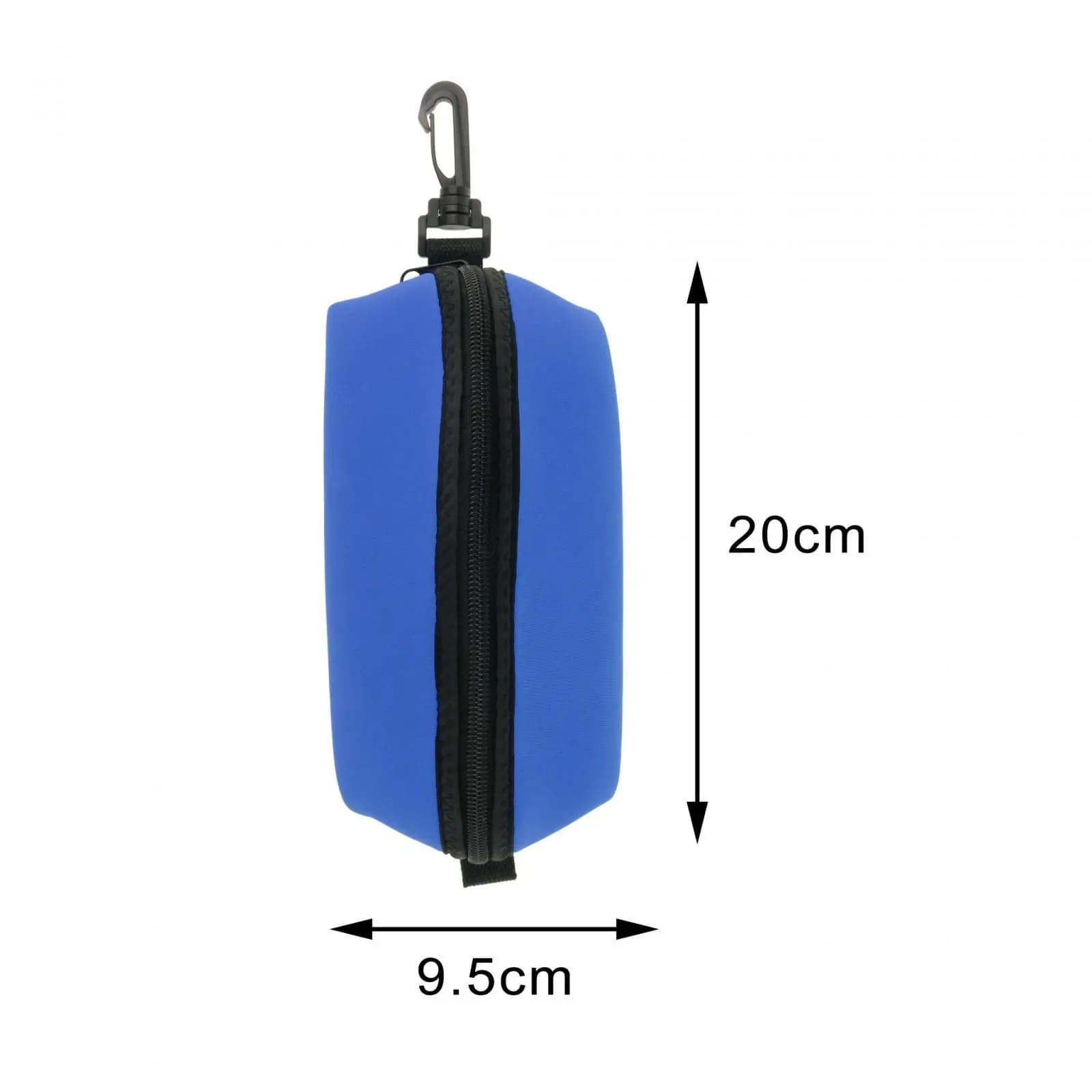 Snorkel Equipment Container Scuba Pouch with Zipper Protective Portable Diving Bag for Counterweight Belt