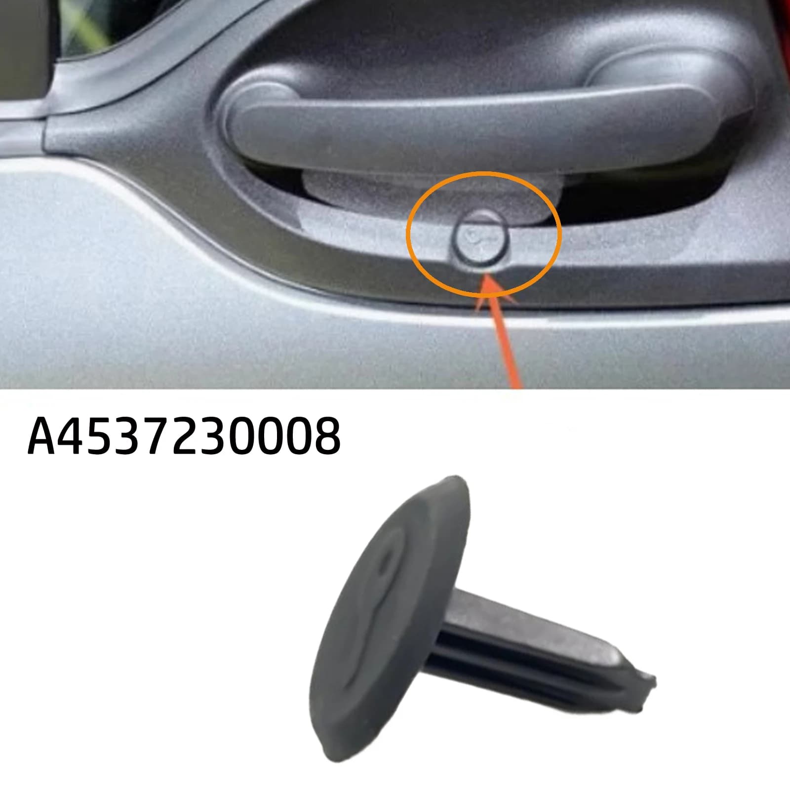 Per Smart For Fortwo 453 Copri chiave serratura maniglia porta A4537230008 Essenziale per mantenere il sistema di blocco del tuo veicolo