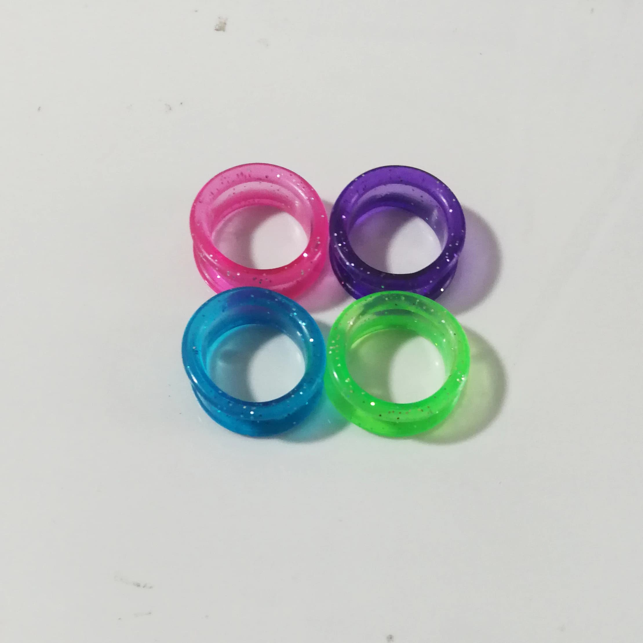 Silica Gel Finger Rings Fit Any Scissors Inserts Hairdressing Scissor Replacement Parts