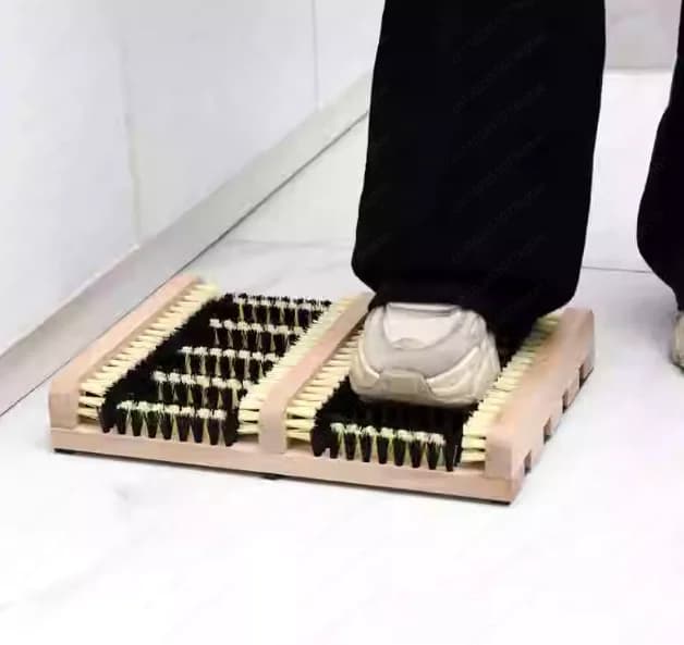 Spazzola per la pulizia delle suole, spazzola per lucidare le scarpe, spazzola per lavaggio semi-automatico delle suole, spazzola per scarpe in legno massello