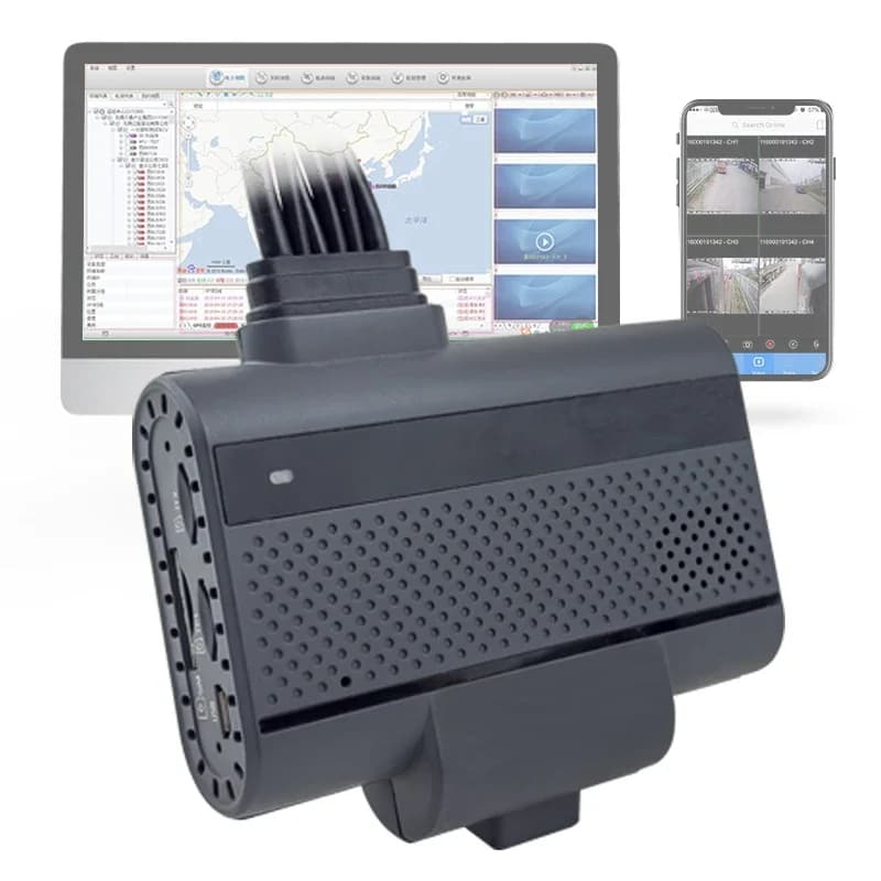 1080P Car DVR 4 Lenses 4G GPS ADAS msds Logger Night vision 4ch Car Dash Videoguide HD AI Dashcam