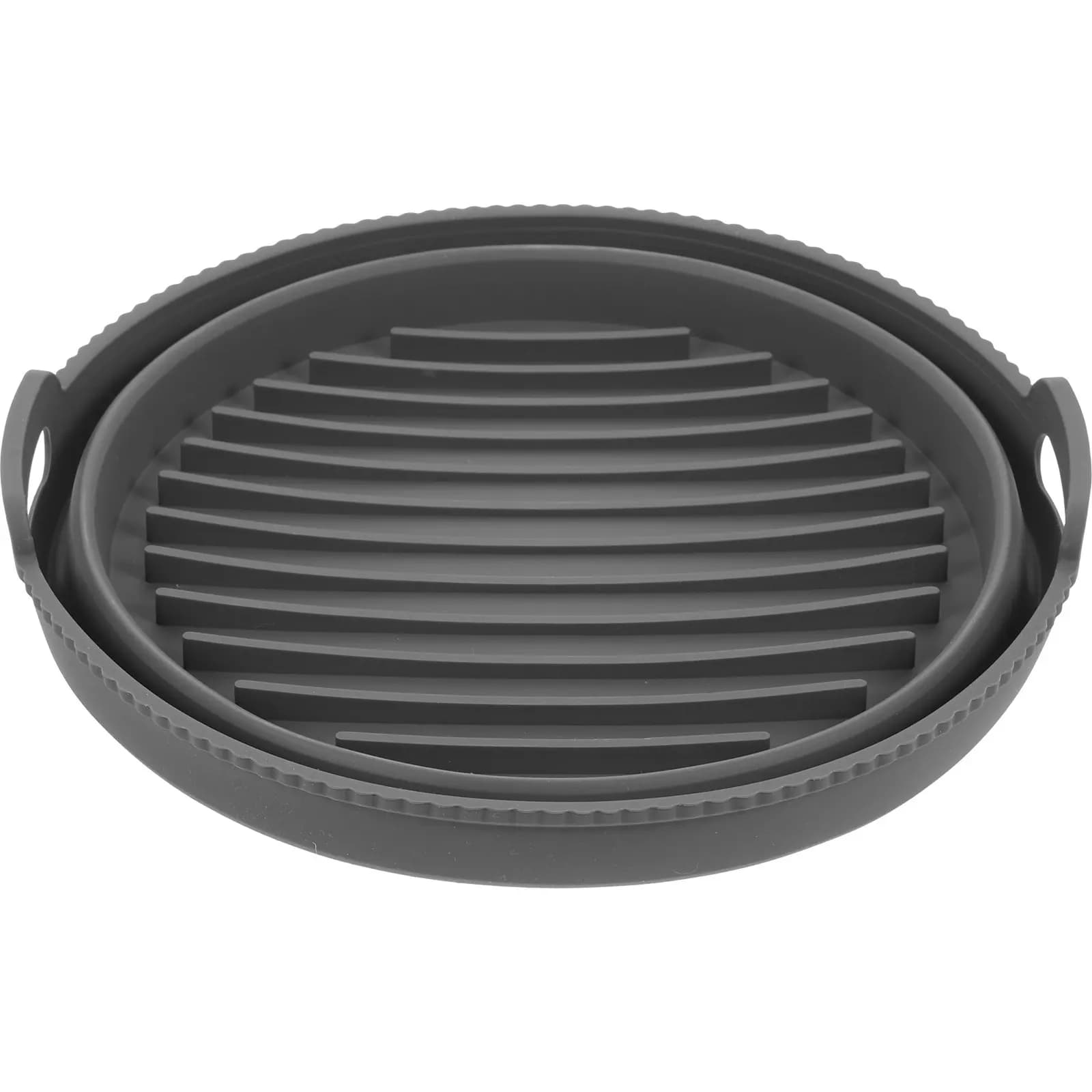 Cestello in Silicone per Friggitrice ad Aria, Antiaderente, Riutilizzabile, Pieghevole, Tappetino da Forno Resistente al Calore, Accessori per Friggitrice ad Aria