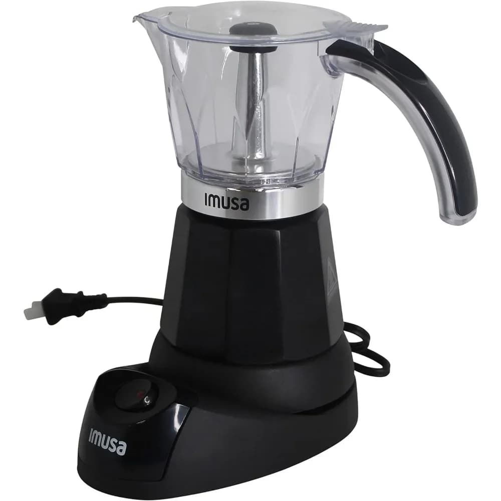 %a Imusa 3-6 Cup Electric Espresso Maker with Detachable Base