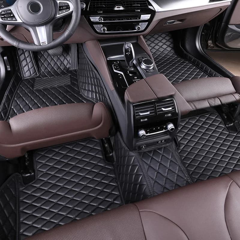 Tappetini Auto Personalizzati Neri e Rossi per BMW X6 E71 E72 F16 F86 G06 G96, Tappeti per Auto, Accessori per Interni