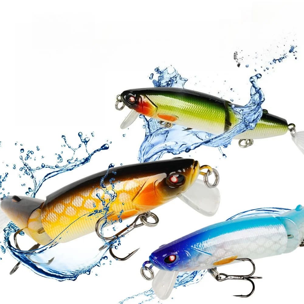 1 Pezzo Esca Artificiale Oscillante Multi-Segmentata 12cm 15.5g, Esche Dure Bioniche, Accessori e Attrezzature Professionali per la Pesca